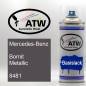 Preview: Mercedes-Benz, Bornit Metallic, 8481: 400ml Sprühdose, von ATW Autoteile West.